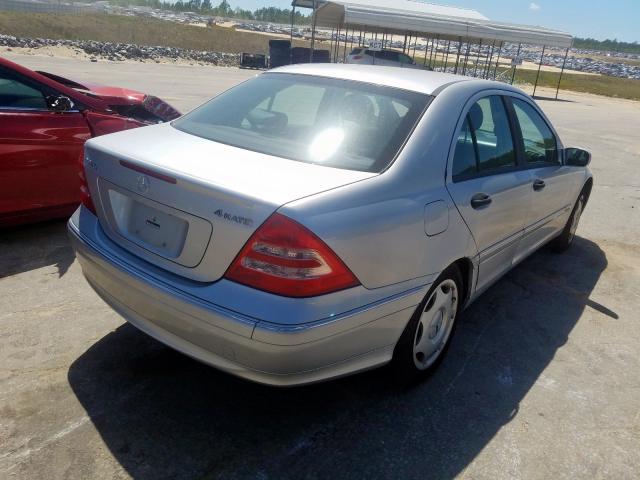 WDBRF81J43F410781 - 2003 MERCEDES-BENZ C 240 4MATIC  photo 4