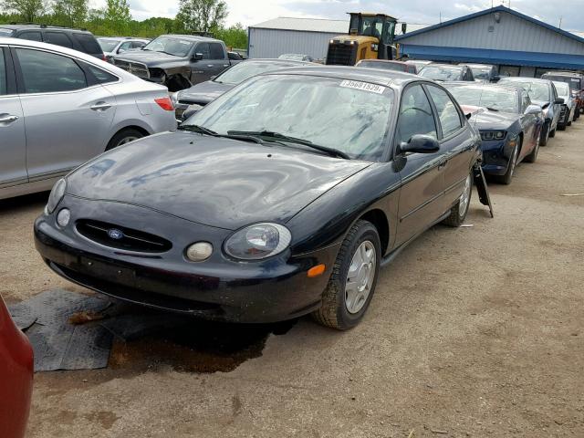 1FAFP53U4XG173187 - 1999 FORD TAURUS SE BLACK photo 2