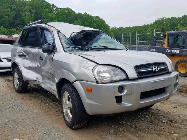 KM8JM12B67U617835 - 2007 HYUNDAI TUCSON GLS SILVER photo 1