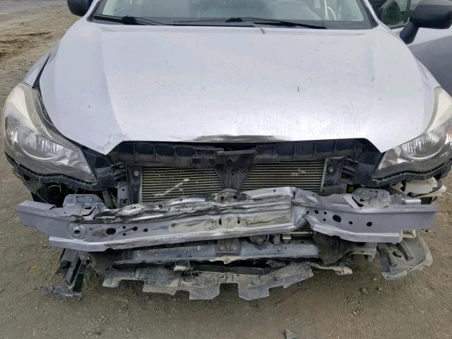 JF1GPAA65E9295589 - 2014 SUBARU IMPREZA SILVER photo 9