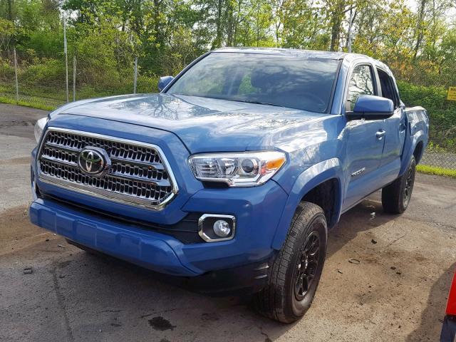 3TMCZ5AN9KM194604 - 2019 TOYOTA TACOMA DOU BLUE photo 2