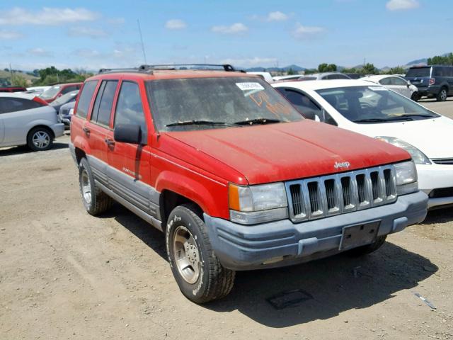 1J4EZ58S8TC146321 - 1996 JEEP GRAND CHER RED photo 1