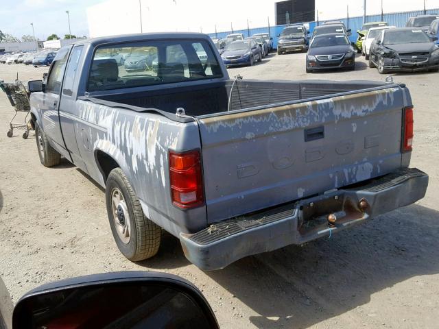 1B7FL23X6NS688720 - 1992 DODGE DAKOTA GRAY photo 3