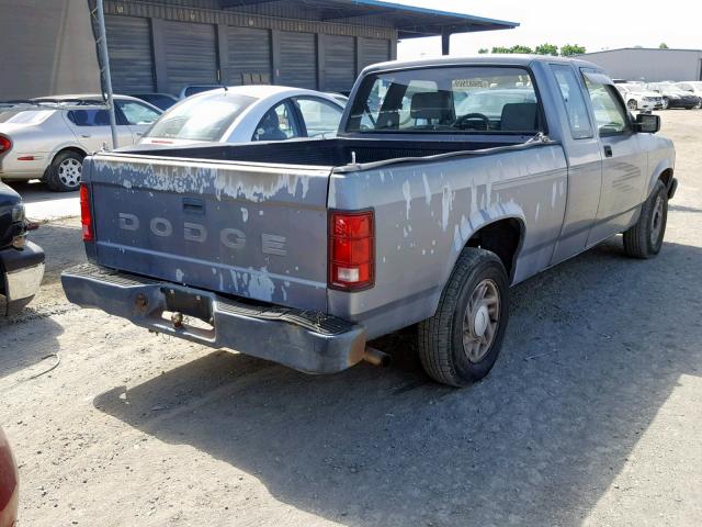 1B7FL23X6NS688720 - 1992 DODGE DAKOTA GRAY photo 4