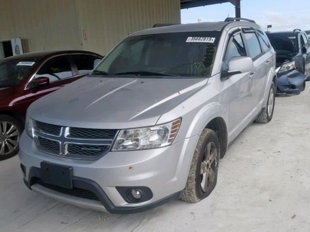 3D4PG1FG4BT567079 - 2011 DODGE JOURNEY MA SILVER photo 2