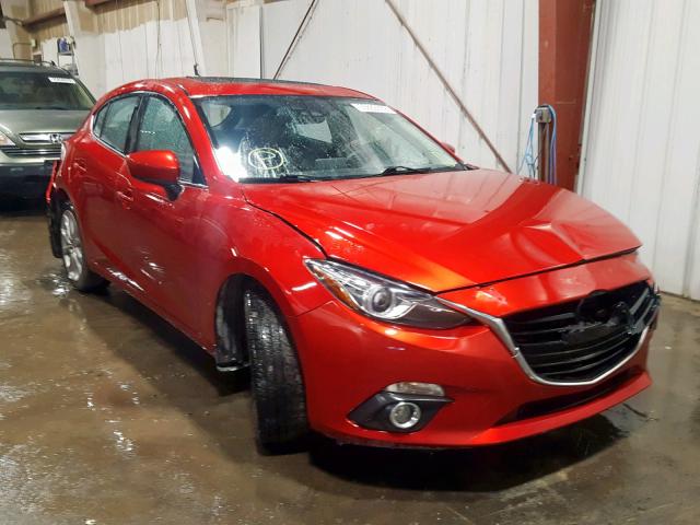 JM1BM1N33G1277221 - 2016 MAZDA 3 GRAND TO RED photo 1