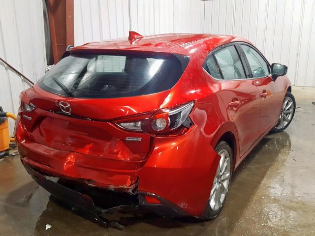 JM1BM1N33G1277221 - 2016 MAZDA 3 GRAND TO RED photo 4