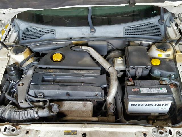 YS3EF45E0X3005989 - 1999 SAAB 9-5 SE WHITE photo 7