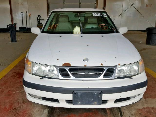 YS3EF45E0X3005989 - 1999 SAAB 9-5 SE WHITE photo 9