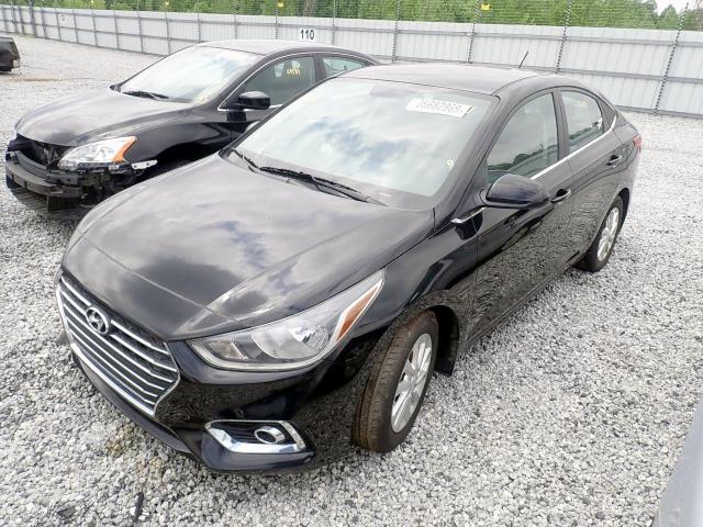 3KPC24A30KE053900 - 2019 HYUNDAI ACCENT SE BLACK photo 2