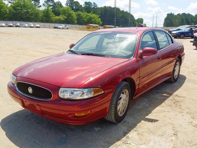 1G4HR54K43U209963 - 2003 BUICK LESABRE LI RED photo 2