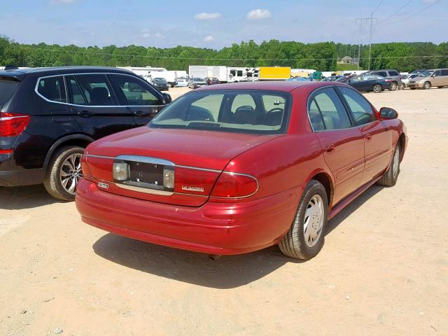 1G4HR54K43U209963 - 2003 BUICK LESABRE LI RED photo 4