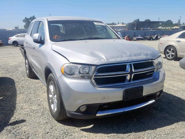 1D4RE2GGXBC628157 - 2011 DODGE DURANGO EX SILVER photo 1