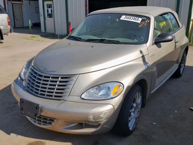 3C3AY75S85T361975 - 2005 CHRYSLER PT CRUISER GOLD photo 2