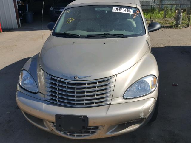 3C3AY75S85T361975 - 2005 CHRYSLER PT CRUISER GOLD photo 9