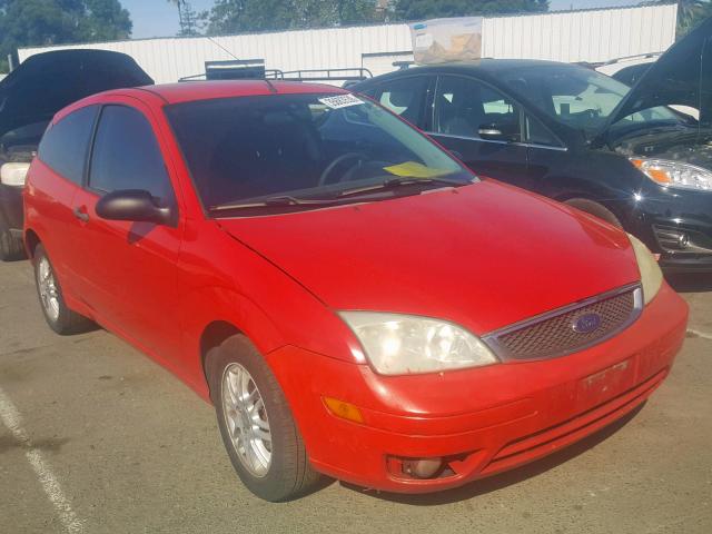 1FAHP31N86W234327 - 2006 FORD FOCUS ZX3 RED photo 1