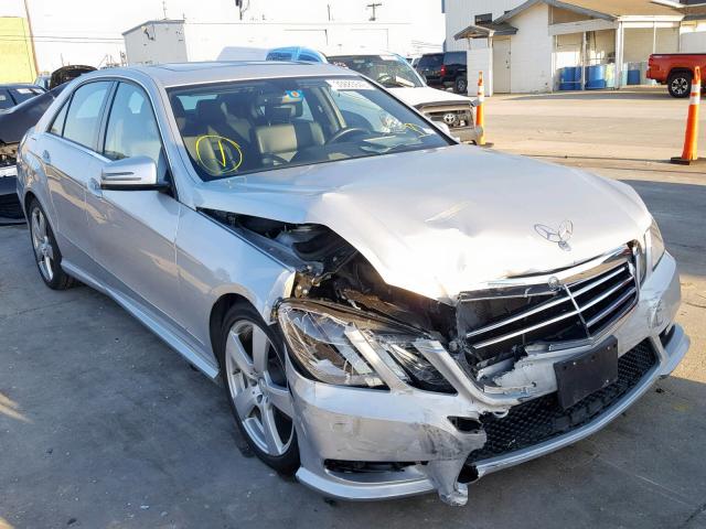 WDDHF5GB4BA407716 - 2011 MERCEDES-BENZ E 350 SILVER photo 1