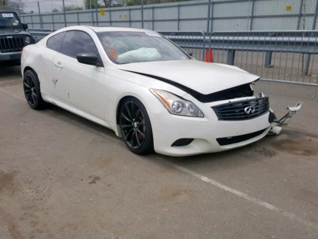 JNKCV64E48M130373 - 2008 INFINITI G37 BASE WHITE photo 1