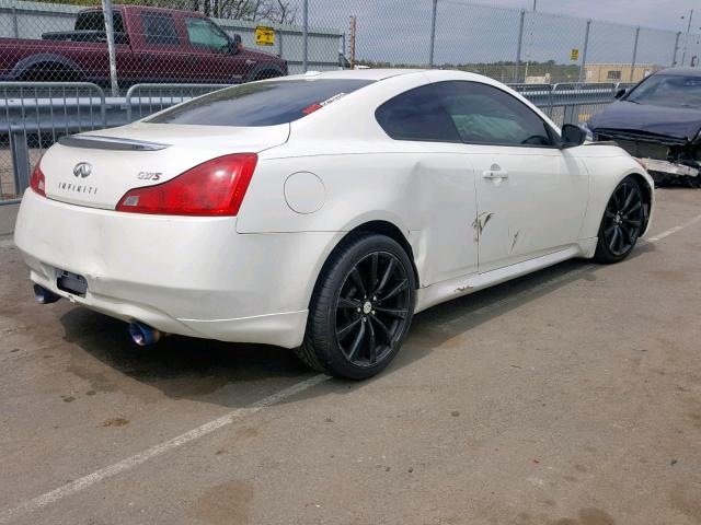 JNKCV64E48M130373 - 2008 INFINITI G37 BASE WHITE photo 4