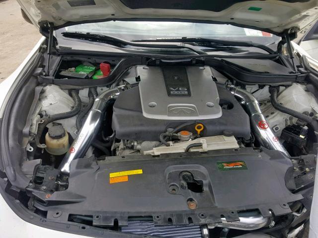 JNKCV64E48M130373 - 2008 INFINITI G37 BASE WHITE photo 7