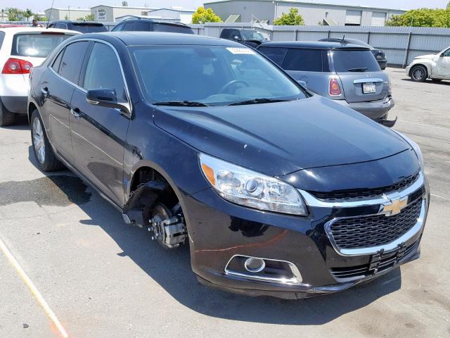 1G11E5SAXGU114429 - 2016 CHEVROLET MALIBU LIM BLACK photo 1