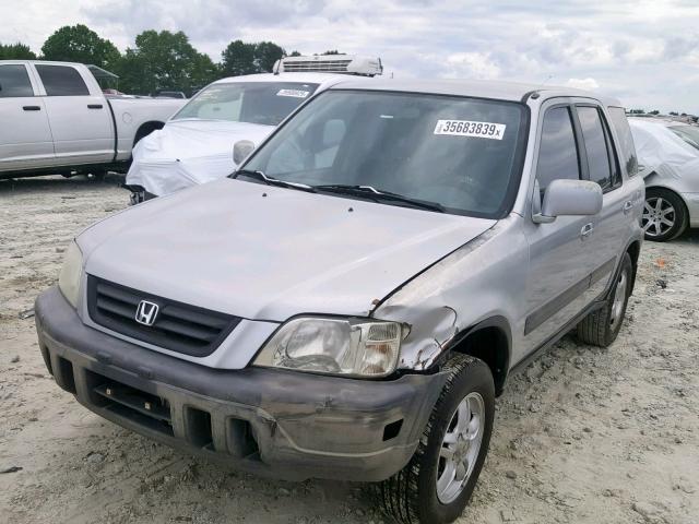 JHLRD18621C001373 - 2001 HONDA CR-V EX SILVER photo 2