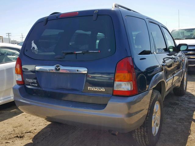 4F2YU08132KM23229 - 2002 MAZDA TRIBUTE LX BLUE photo 4