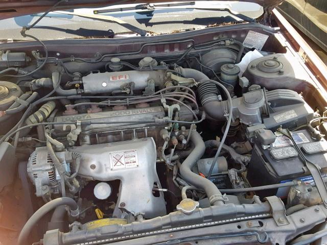 4T1SV21E9LU141660 - 1990 TOYOTA CAMRY DLX 栗色 照片 7