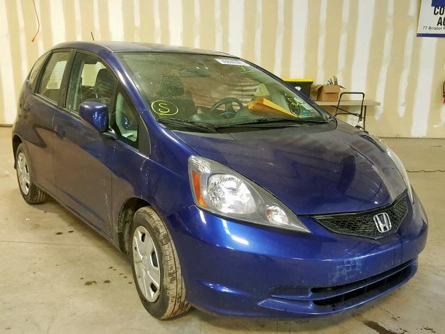 JHMGE8H38DC038589 - 2013 HONDA FIT BLUE photo 1