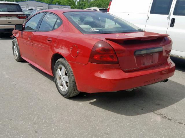 2G2WP552371167758 - 2007 PONTIAC GRAND PRIX RED photo 3