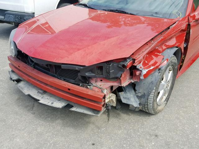 2G2WP552371167758 - 2007 PONTIAC GRAND PRIX RED photo 9