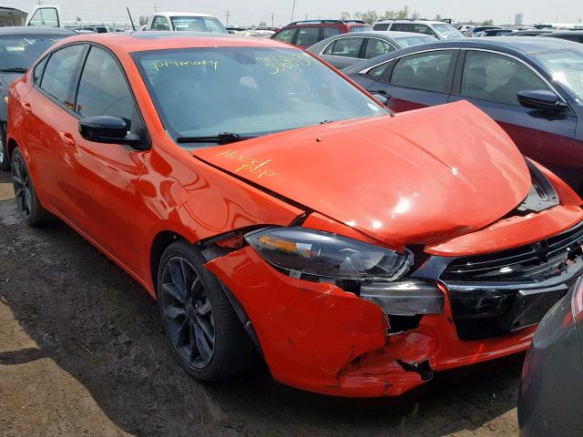 1C3CDFFA8GD817969 - 2016 DODGE DART SXT S ORANGE photo 1