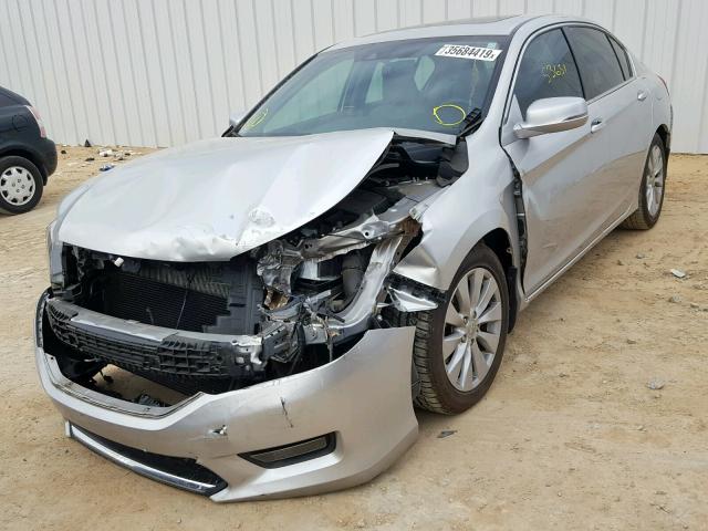 1HGCR2F88EA228987 - 2014 HONDA ACCORD EXL SILVER photo 2