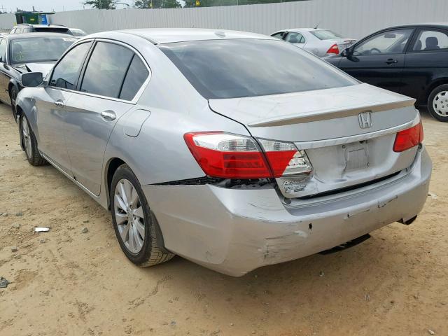 1HGCR2F88EA228987 - 2014 HONDA ACCORD EXL SILVER photo 3