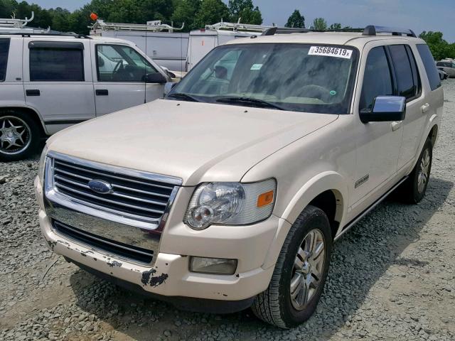 1FMEU65E17UB26111 - 2007 FORD EXPLORER L WHITE photo 2