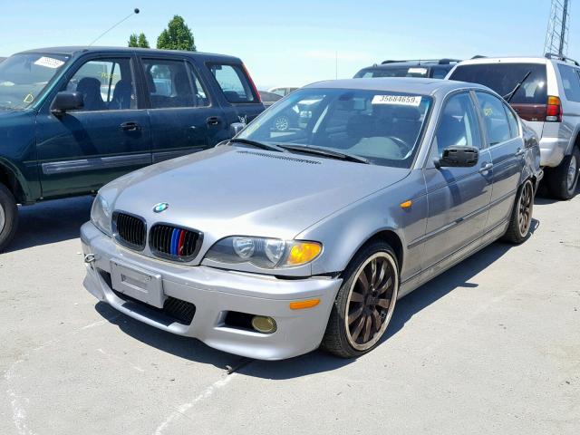 WBAEV53474KM37276 - 2004 BMW 330 I GRAY photo 2