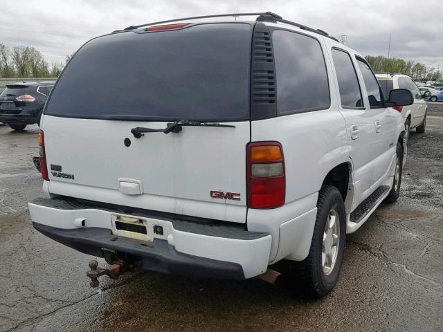 1GKEK63U33J185424 - 2003 GMC YUKON DENA WHITE photo 4