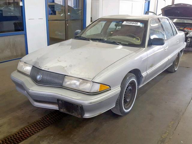 1G4NV54N1PC294703 - 1993 BUICK SKYLARK CU GRAY photo 2