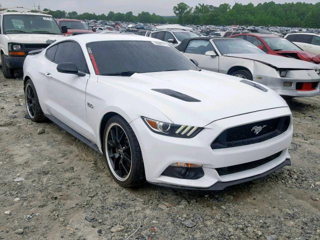 1FA6P8CF0G5257084 - 2016 FORD MUSTANG GT WHITE photo 1