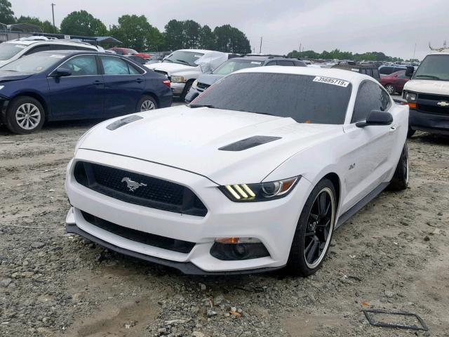 1FA6P8CF0G5257084 - 2016 FORD MUSTANG GT WHITE photo 2