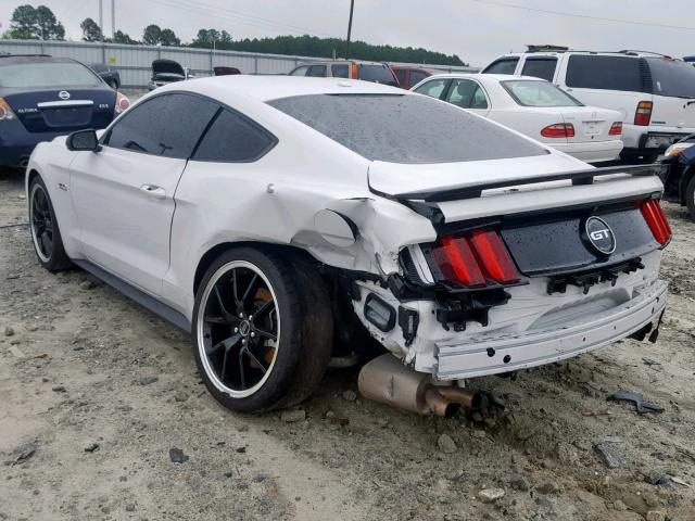 1FA6P8CF0G5257084 - 2016 FORD MUSTANG GT WHITE photo 3