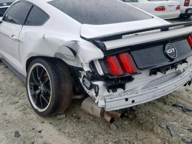 1FA6P8CF0G5257084 - 2016 FORD MUSTANG GT WHITE photo 9