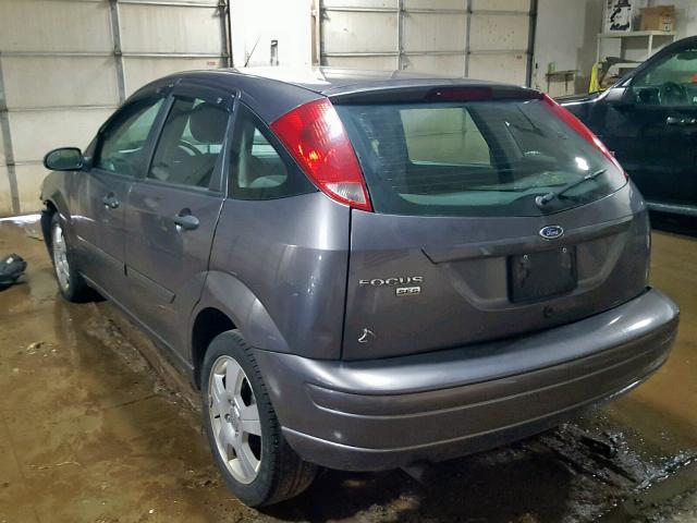 1FAHP37N37W299028 - 2007 FORD FOCUS ZX5 GRAY photo 3