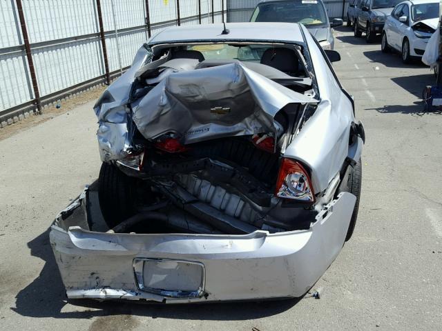 1G1ZC5E18BF182004 - 2011 CHEVROLET MALIBU 1LT 银色 照片 9