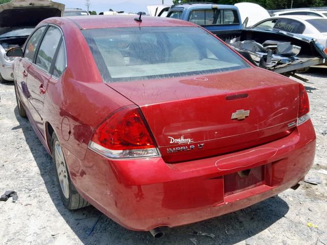 2G1WB5E38E1164461 - 2014 CHEVROLET IMPALA LIM RED photo 3