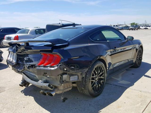 1FA6P8CF0J5116488 - 2018 FORD MUSTANG GT BLACK photo 4