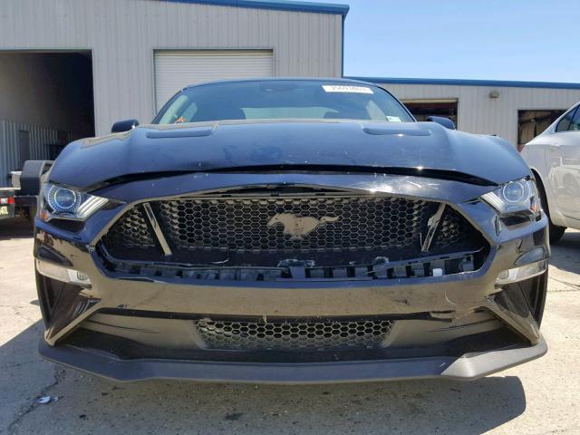 1FA6P8CF0J5116488 - 2018 FORD MUSTANG GT BLACK photo 9