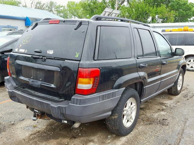 1J4GX48S04C288298 - 2004 JEEP GRAND CHER BLACK photo 4