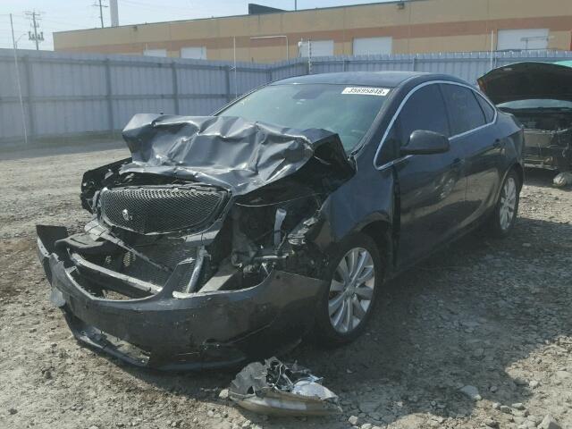 1G4PN5SK1F4117742 - 2015 BUICK VERANO BLACK photo 2