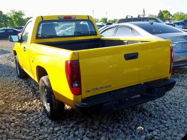 1GCCSBF94C8152720 - 2012 CHEVROLET COLORADO YELLOW photo 3